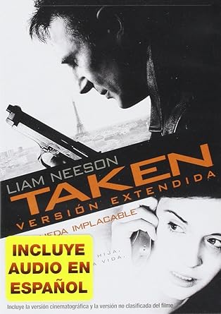 Amazon Com Taken Spanish Liam Neeson Famke Janssen Maggie Grace Leland Orser Jon Gries Olivier Rabourdin Katie Cassidy Xander Berkeley David Warshofsky Holly Valance Pierre Morel Luc Besson India Osborne Pierre Ange Le Pogam