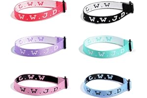 Pingyongchang What Would Jesus Do Bracelets WWJD Bracelets Letter Matching Couples Protection Braided Rope Inspirational Religious Christian Gifts Friendship Bracelet Gift for Women Men Teens Girls