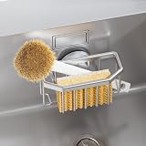 TAILI Sponge Holder for Kitchen Sink Aluminium Rustproof Suction Cup 5 KG view 1