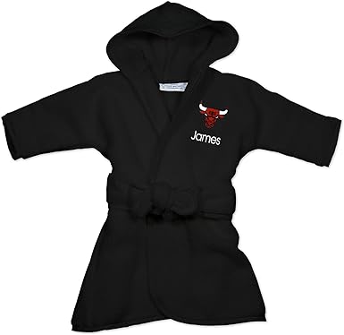 embroidered baby robe