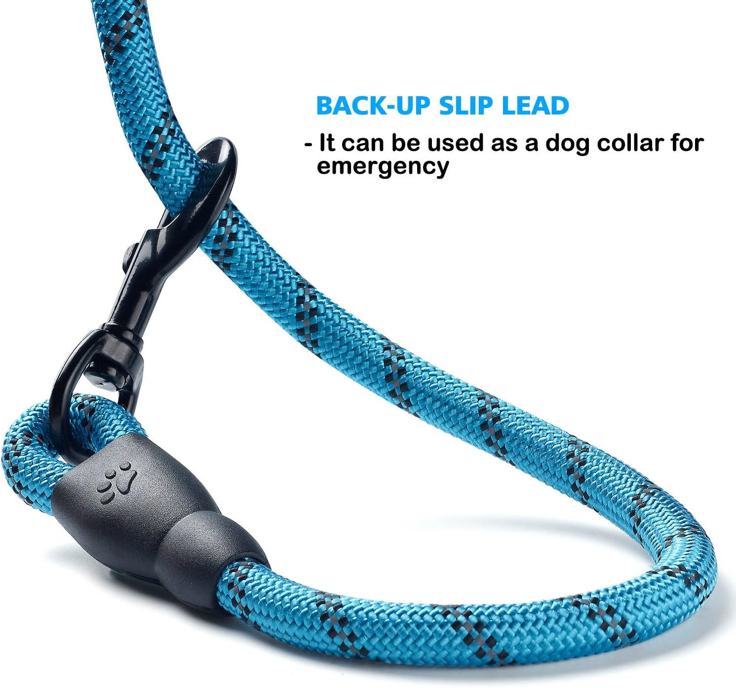 ladoogo 2 Pack 5 FT Heavy Duty Dog Leash with Comfortable Padded Handle Reflective Dog leashes for Medium Large Dogs : Pet Supplies