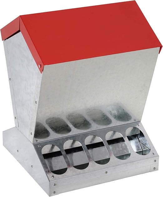 Amazon Com Pawhut Automatic Chicken And Poultry No Waste Feeder
