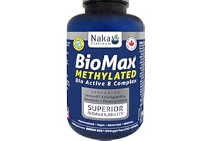 NAKA Platinum Pro Biomax Bio Active Superior Bioavailability B Complex, also Featuring ASHWAGANDHA, Rhodiola, Panax Ginseng, 
