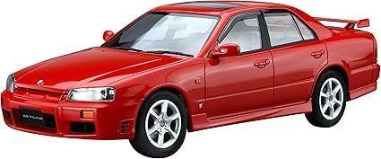 Amazon Com Aoshima Bunka Kyozai 1 24 The Model Car Series No 98 Nissan Er34 Skyline 25gt X Turbo 1998 Model Car Toys Games