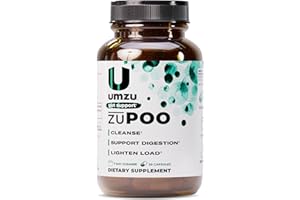 UMZU zuPOO Gut Cleanse Detox, 30 Capsules – 7-Day Natural Colon Cleanse with Cascara Sagrada & Magnesium Citrate – Vegan, Non-GMO, Gluten-Free Detox Cleanse Supplement for for Healthy Bowel Support