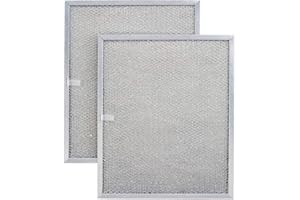 Filter Everything Aluminum Range Hood Filter – 2-Pack – Fits Broan Models 99010300, BPS2FA36, QS136AA, WS136SS & More – 11¾″ x 17¼″ x ⅜″