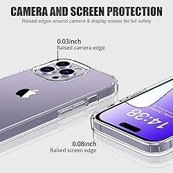 LUHOURI for iPhone 15 Pro Max Case with Screen