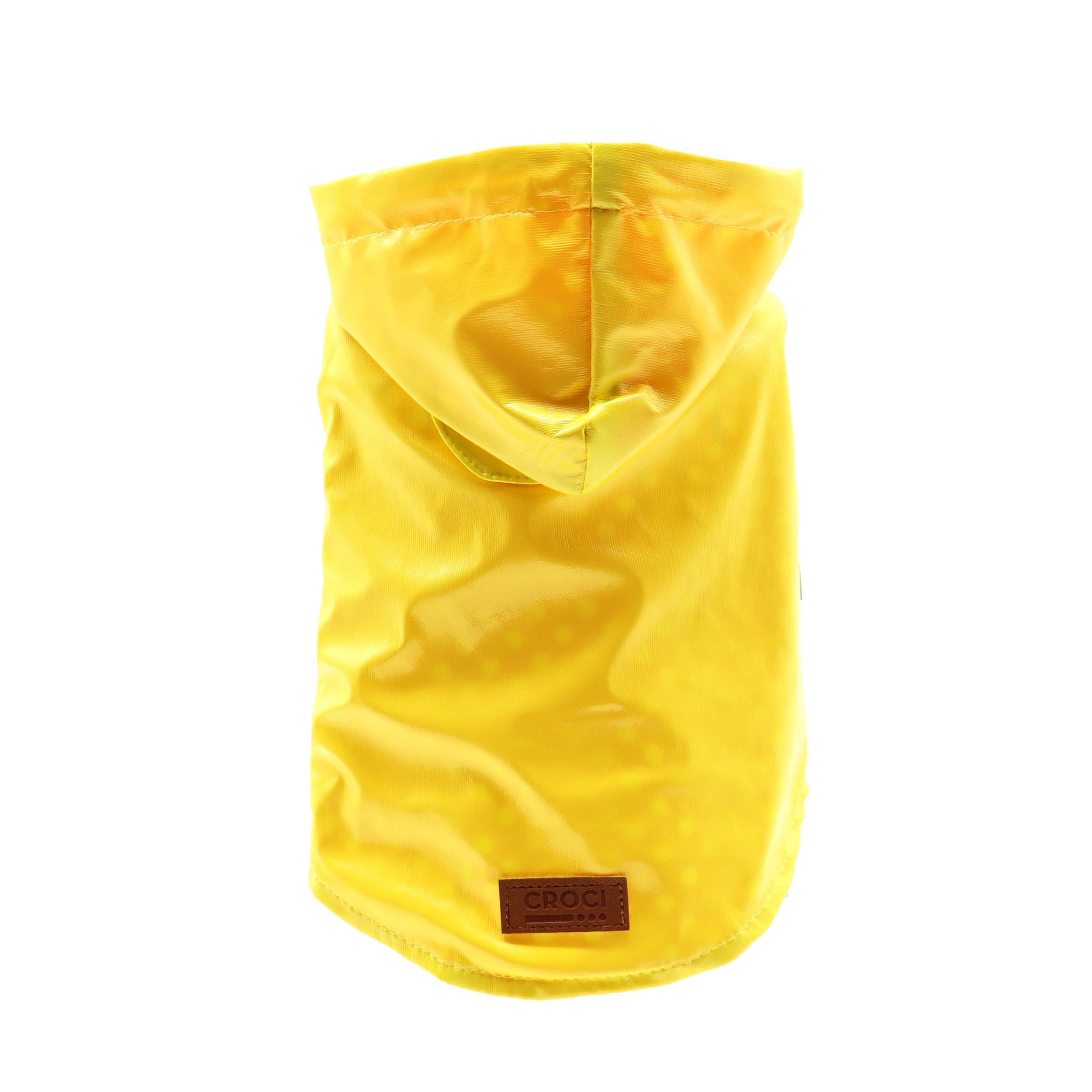 Croci C7274472 Raincoat Raindrop Lemon 30 cm