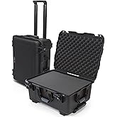 NANUK 950 Hard Case with Cubed Foam – Waterproof Travel Camera Hard Case with Wheels, 22.8” x 18.3” x 11.7”, Dustproof and Impact-Resistant, Ideal for Heavy Loads – Black