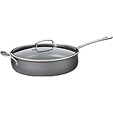 Cuisinart Contour Hard Anodized 5-Quart Saute Pan with Helper Handle and Cover