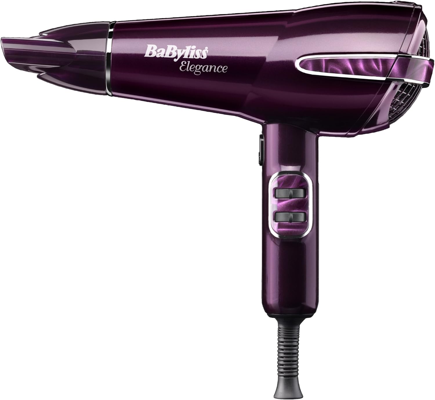 BaByliss 5560DU 2100W Elegance Hair Dryer Metallic Purple Amazon.co