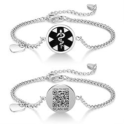 Theluckytag Upgraded Medical Bracelets Men Women