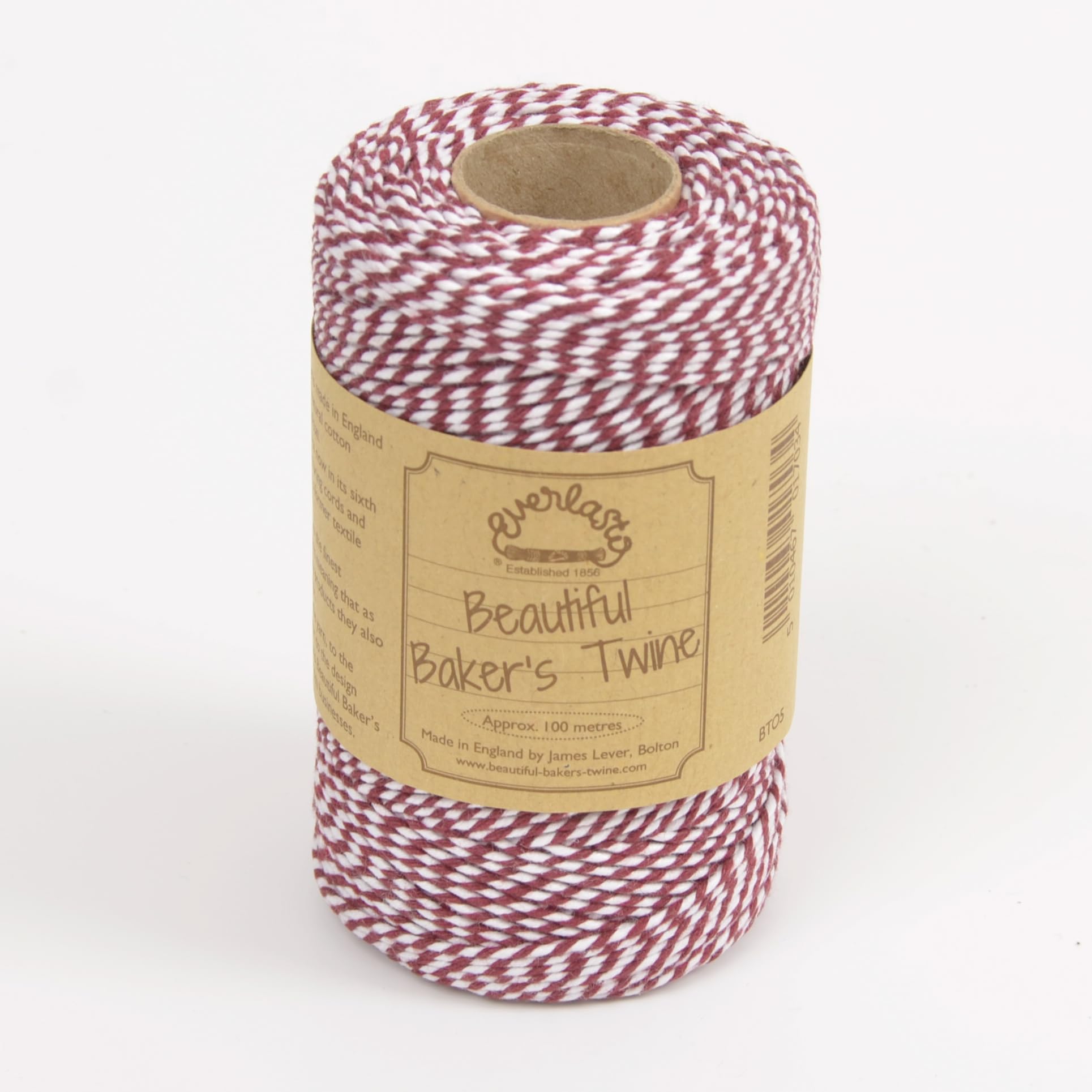 100m - Everlasto Original 'Beautiful Bakers Twine' (2mm approx) (Burgundy)