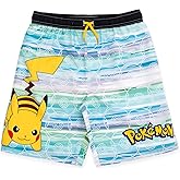 Pokemon Swim Trunks Bathing Suit UPF 50+ Toddler to Big Kid Sizes (4T - 14-16)