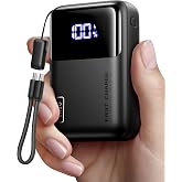 INIU Laptop Power Bank, Smallest 20000mAh 65W Fast Charging Battery Pack | USB C Cable, Flight-Safe, Travel Essentials, Portable Charger for MacBook Pro, Steam Deck, iPhone, iPad etc