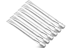 Derurizy 6 Pack 15" x 1" Stainless Steel Burner Replacement for Nexgrill 720-0737, 720-0744, 85-3225-6, 85-3225-6, Grill Master 720-0737, 720-0697, Charbroil 640-01303702-3 and Tera Gear 780-0390