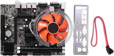 Nicfaky LGA771 Silent Fan CPU Motherboard DDR3 1333MHz USB3.0 Desktop Combo