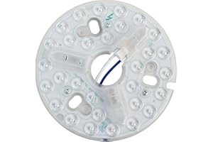 HAOLEDI Ceiling Fan Light Retrofit Kit, Ceiling Light Retrofit Kit, 5.3 inch, 3 Color Temperatures, 15 Watts, 1800 Lumens 120V ETL Listed (3CCT)