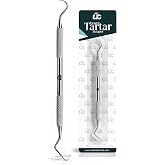 Utopia Care Dental Tool Professional Plaque Remover for Teeth | Dental Pick Stainless Steel, 6.5 Inch Double Sided Tartar Scraper Hard Plaque Remover Tooth Picks Dentist Use, Oral Care