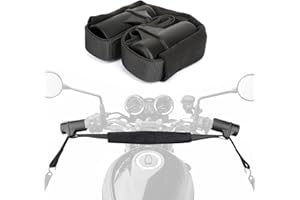 RACRANK Motorcycle Handlebar Straps for 32" Handlebars, Motorcycle Handlebar Tie Down Straps for Mopeds, Scooters, Bikes with Fairing, Handlebar Straps for Hauling Bike