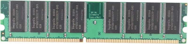 Frefgikty 1GB DDR PC Memory RAM DDR1 400MHz DIMM 184-Pin Non-ECC Desktop Module