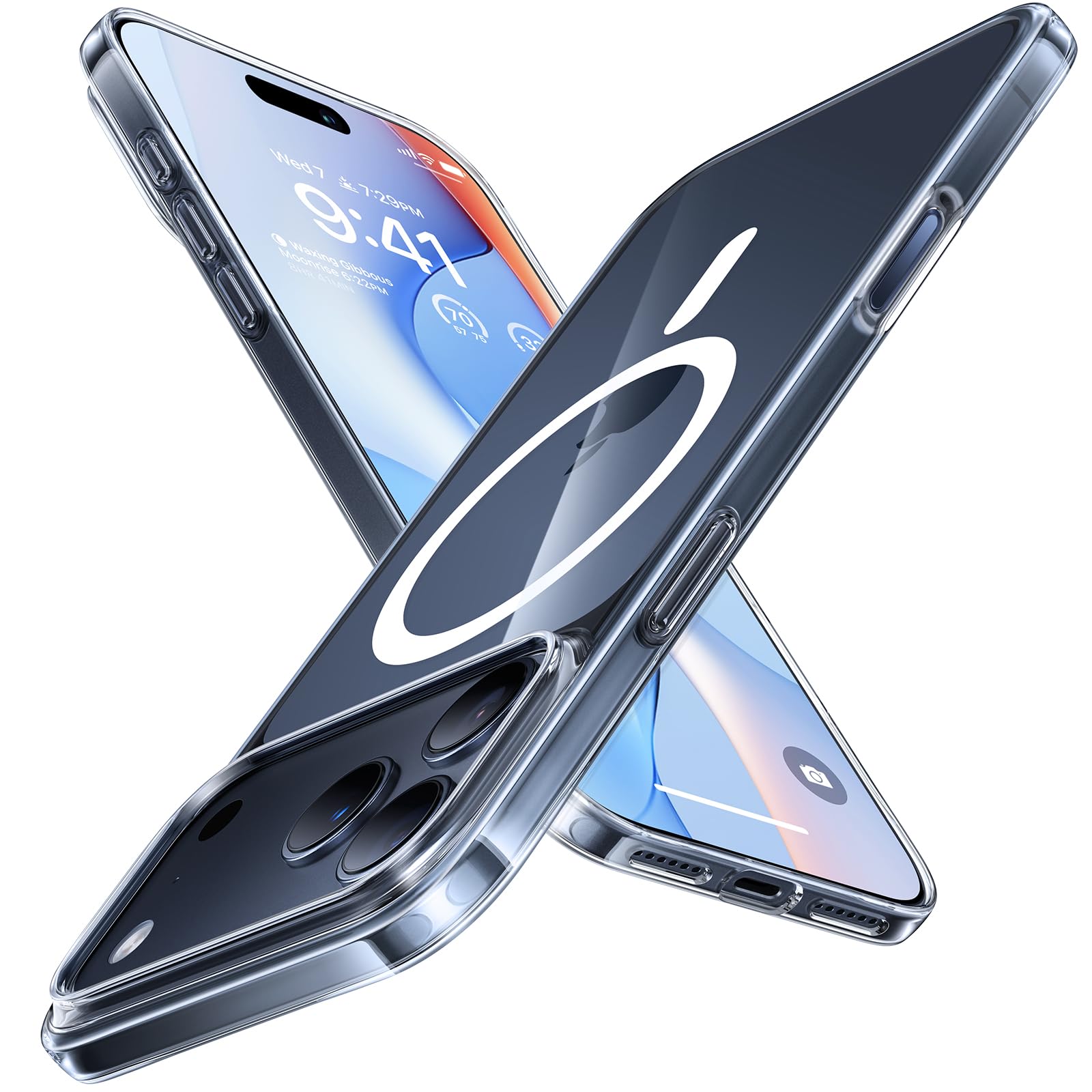 Photo 1 of TORRAS Magnetic Slim-Fit for iPhone 17 PRO MAX Case, Ultra-Thin 17 ProMax Phone Case Compatible with MagSafe, Light Anti-Scratch Matte Hard PC Bayer 6.9 inch OriginFit, Clear