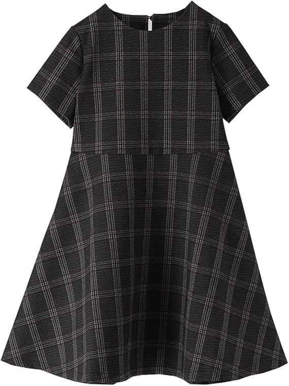Amazon キャサリンコテージ チェック柄ポンチフレアワンピース 女の子 ワンピース シンプル Cc0671 Tak ワンピース チュニック 通販