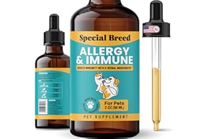 Special Breed Allergy & Immune with Elderberry, Allergy Relief for Cats and Dogs, Anti Itch Treatment, Relief for Pet Allergies, Immune Support for Cat or Dog, 2 oz