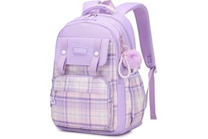 Girls Backpack, Ideal School Backpack for Girls from Elementary to Teen Years, Kawaii Bookbag Cute Large Capacity