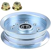 FULAIGE GY20629 Idler Pulley for John Deere 42" 48" D140 L130 Decks | Replaces 756-05034A AUC17621 GY22082 GY20110 for John Deere Z225 D110 D130 D160 D170 L110 E140 L120 LA115 LA105 LA145 Decks