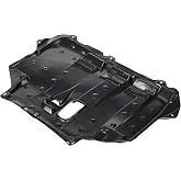 HECASA Engine Splash Shield Compatible with 2012-2018 Ford Focus | Replacement for FO1228121 AV6Z6P013A 12450414; Black
