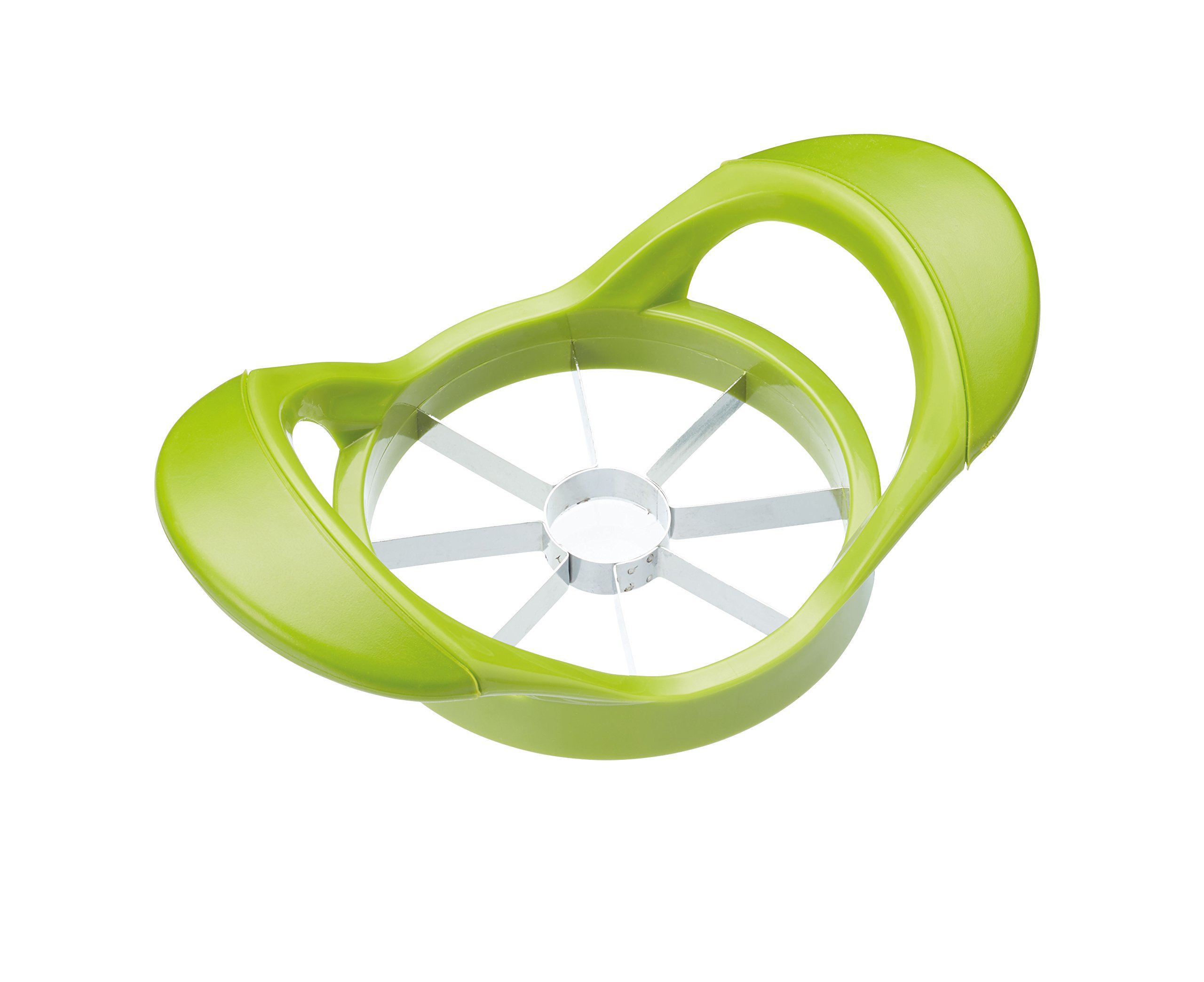KitchenCraft Healthy Eating Soft-Grip Apple Corer and Slicer – Green