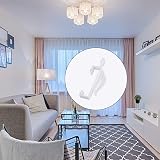 Udewo 100Pcs Curtain Hooks and Gliders White Plastic Rail Track Gliders view 5