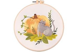 1Pc Beautiful Floral DIY Embroidery Kit - Create a Stunning Handmade Masterpiece, Fun Craft Project（S856）