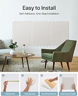 Soundsbay Self-Adhesive Acoustic Panels 12 Pack 30x30x0.9 cm High Density view 7