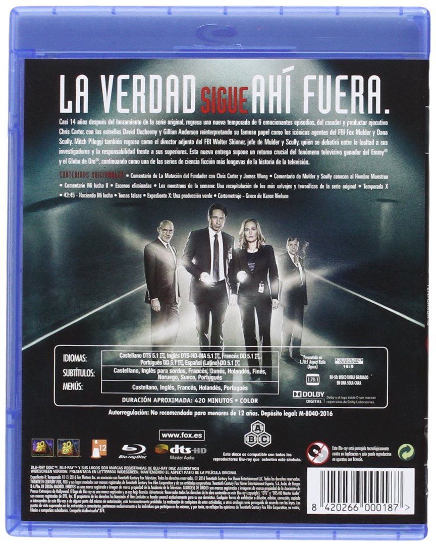 Ver Expediente X Online Castellano Temporada 10 peliculacobo