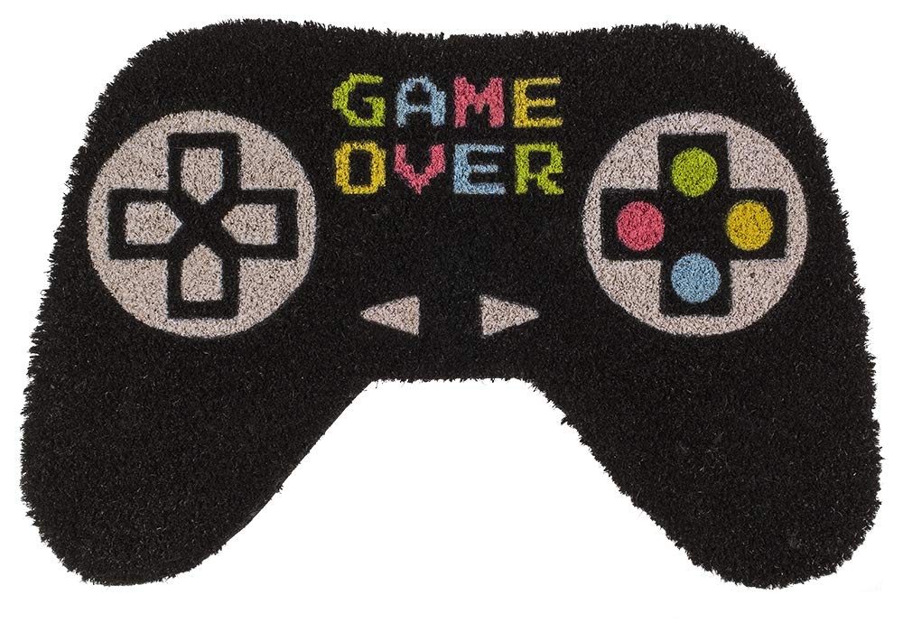 OOTB Game Over Doormat, Black, 60 x 40 cm