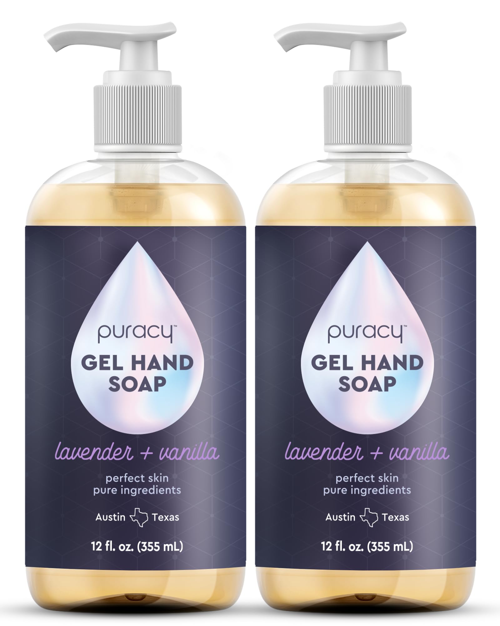 Photo 1 of ***MISSING PARTS***
Puracy Organic Hand Soap, For the Professional Hand Washers We've All Become, Moisturizing Natural Gel Hand Wash Soap, Liquid Hand Soap Refills for Soft Skin (12 fl.oz, Lavender & Vanilla) 2-Pack