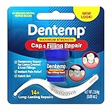 Dentemp Maximum Strength Loose Cap and Lost Filling Repair - Dental Repair Kit for Instant Pain Relief - Temporary Filling for Tooth - Long Lasting Tooth Filling