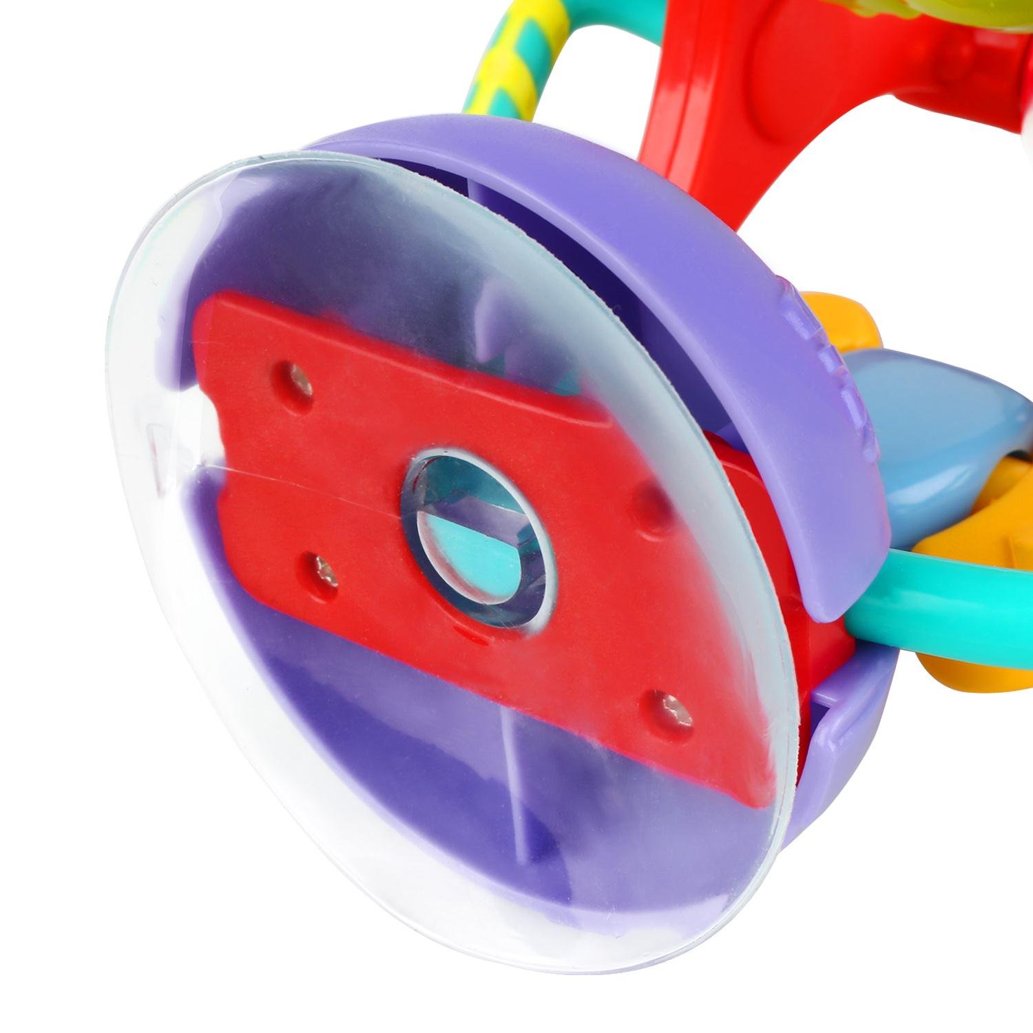 Peradix Juguete Electrónico Sonajeros y Aros de Animales para Bebé Sucker Juguete para Infantil Cochecito de Bebé