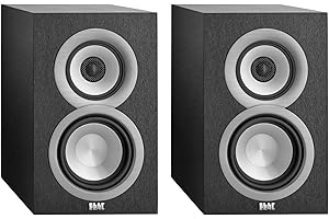 ELAC Surround Bookshelf Home Speaker, Set of 2, Black (UB51-BK)