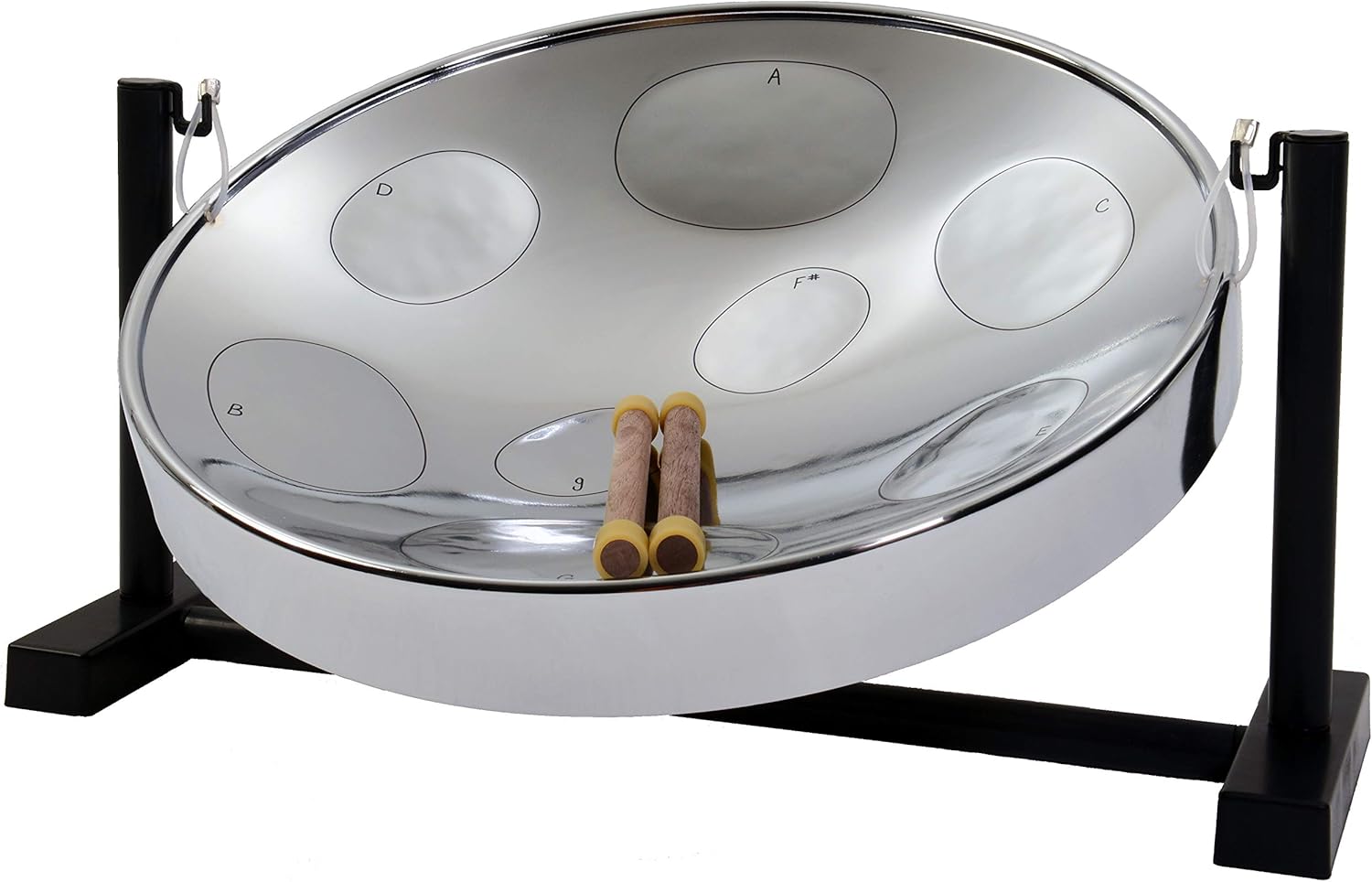 Panyard W1088 Jumbie Jam Steel Drum Pan in GDur mit Tischständer