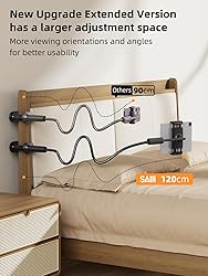 SAIJI Gooseneck Tablet Holder for Bed, One-Hand