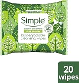 Simple Kind To Skin Biodegradable Cleansing Wipes 6 Packs 20 each Lynx view 3