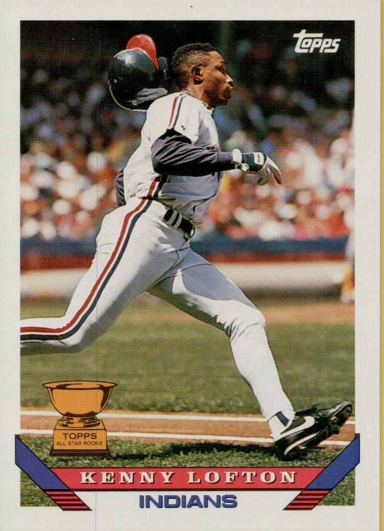 KENNY LOFTON 1993 TOPPS "ALLSTAR ROOKIE" BASEBALL CARD 331 (CLEVELAND