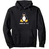 Tux Linux Penguin - Sudo rm -rf / computer science computer Pullover Hoodie