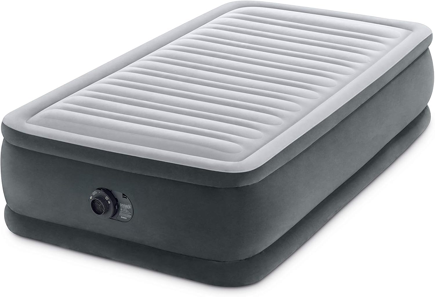 Intex Comfort Plush Elevated Dura-Beam Airbed with Internal Electric Pump, Bed Height 18", Twin : Sports & Outdoors