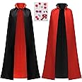 JOYIN Adult Child Unisex Vampire Costume Accessories Halloween Vampire Cape for Transylvania Dracula Theme Party