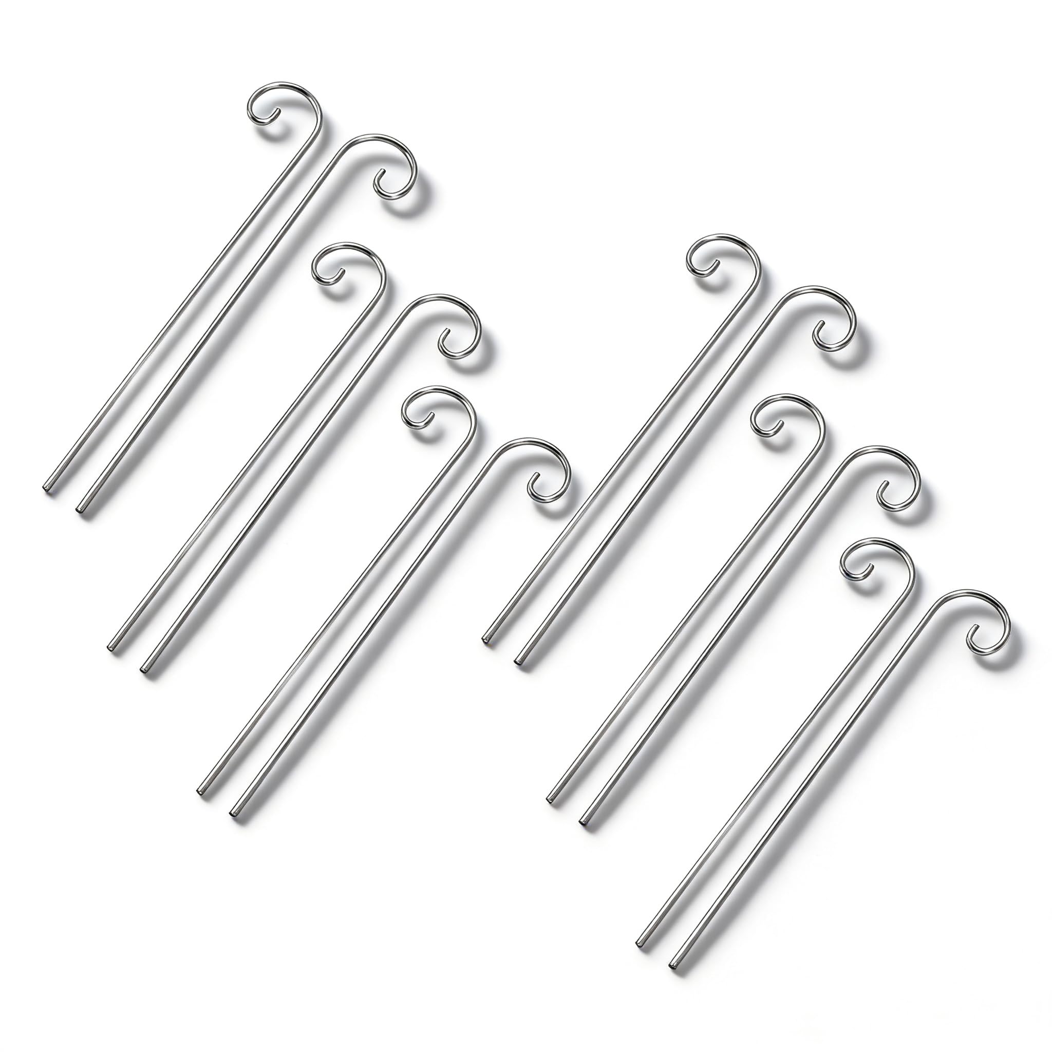 30Pcs Plant Label Hooks Garden Markers Stake Stainless Steel Garden Plant Sign Hooks Hanging Rods for Flowers, Herbs, Potted Plants