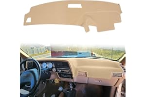HanLanKa Dashboard Cover Dash Cover Mat Pad Custom Fit for 1989-1994 Ford Ranger,1991-94 Ford Explorer,1991-94 Mazda Navajo,1989 1990 Ford Bronco II(Beige)